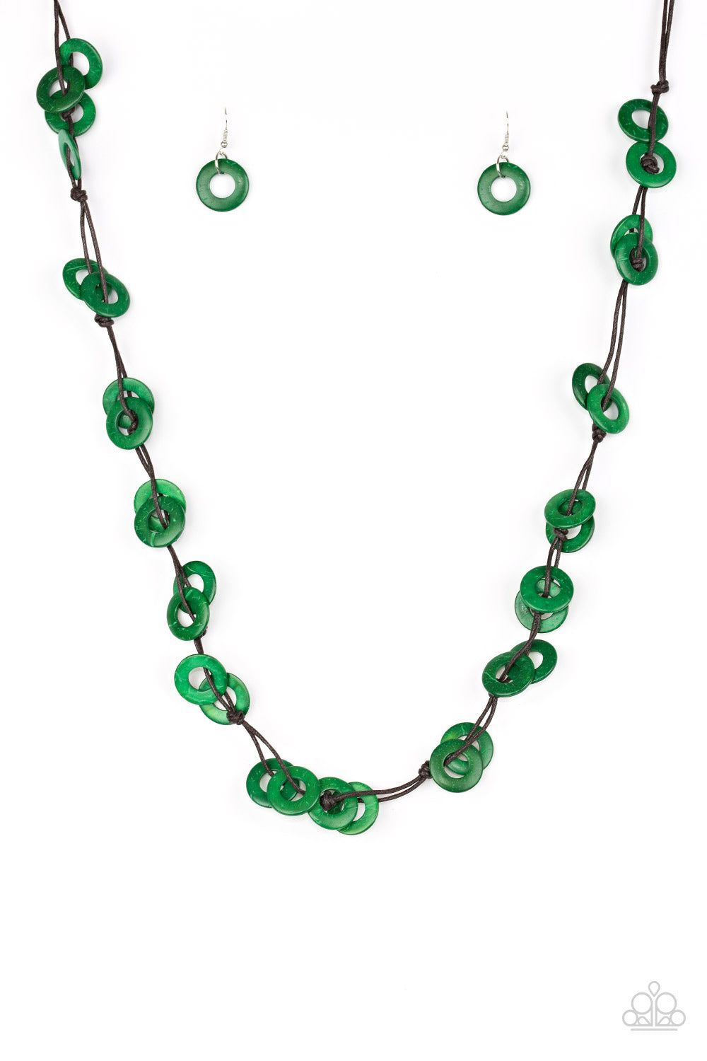 Waikiki Winds - Green Necklace Set