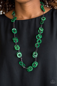 Waikiki Winds - Green Necklace Set