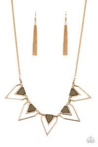 The Pack Leader - Green Necklace Set