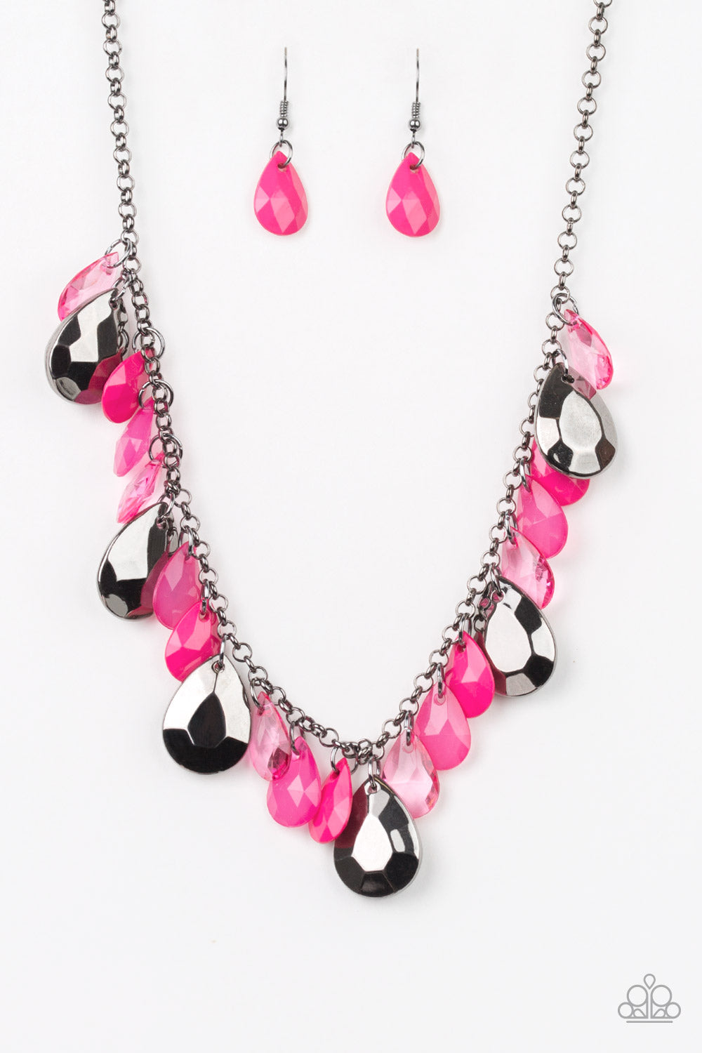 Hurricane Season - Pink Necklace Set