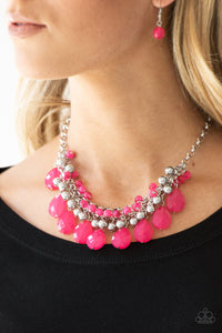 Trending Tropicana - Pink Necklace Set