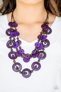 Catalina Coastin - Purple Necklace Set