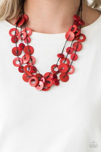 Wonderfully Walla Walla - Red Necklace Set