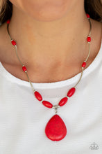 Load image into Gallery viewer, Explore The Elements - Red Necklace Set