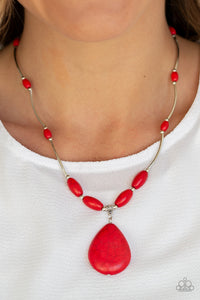 Explore The Elements - Red Necklace Set