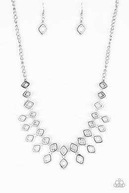 Geocentric - Silver Necklace Set