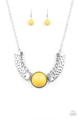 Egyptian Spell - Yellow Necklace Set