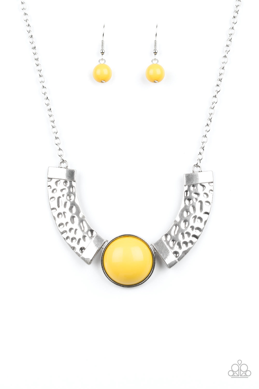 Egyptian Spell - Yellow Necklace Set