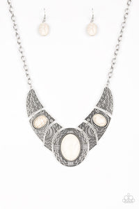 Leave Your LANDMARK - White Necklace Set