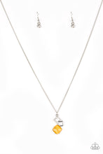 Load image into Gallery viewer, Stylishly Square - Yellow Necklace Set