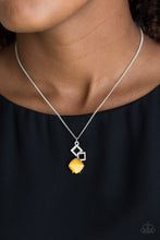 Load image into Gallery viewer, Stylishly Square - Yellow Necklace Set