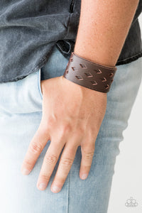 Bucking Bronco - Brown Bracelet