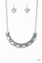 Load image into Gallery viewer, Persian Pharaoh - Silver Necklace Set