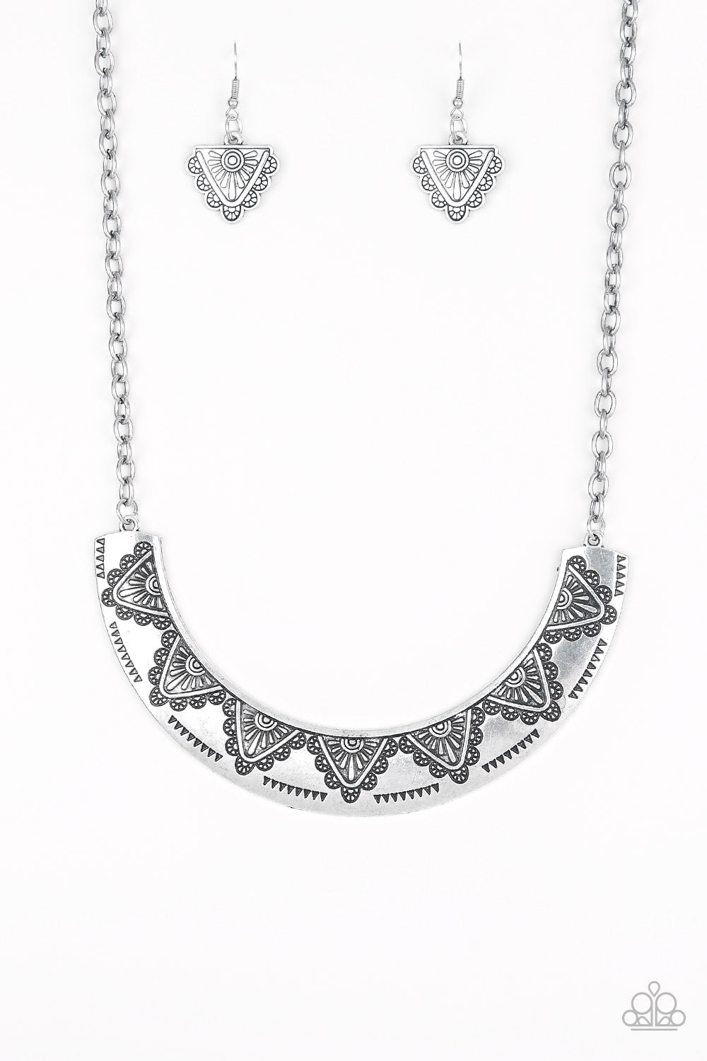 Persian Pharaoh - Silver Necklace Set