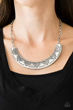 Load image into Gallery viewer, Persian Pharaoh - Silver Necklace Set