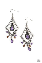 Load image into Gallery viewer, Southern Sunsets - Purple Earrings