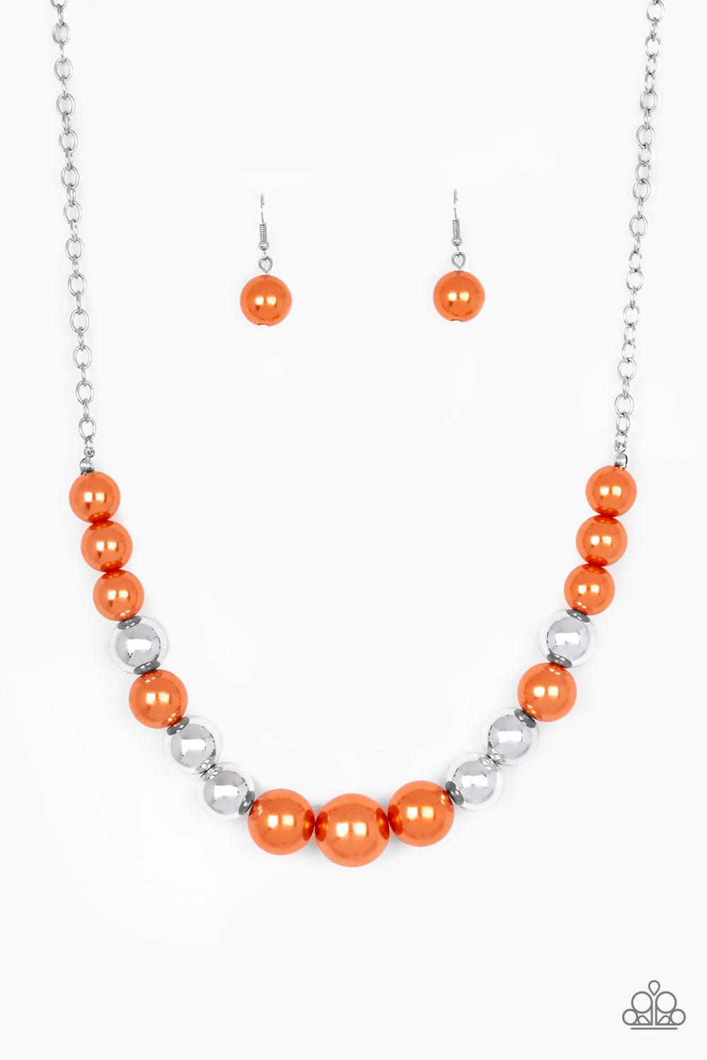 Take Note - Orange Necklace Set