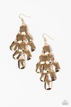 Load image into Gallery viewer, Contemporary Catwalk - Gold Earrings