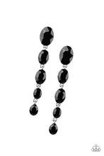 Load image into Gallery viewer, Red Carpet Radiance - Black Earrings