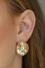 Load image into Gallery viewer, Movie Star Sparkle - Gold Earrings