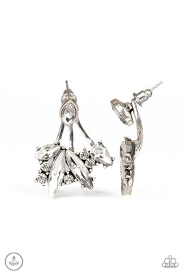 Deco Dynamite - White Post Earrings