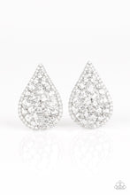 Load image into Gallery viewer, REIGN-Storm - White Earrings