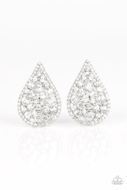 REIGN-Storm - White Earrings