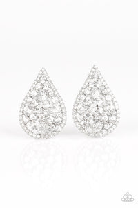 REIGN-Storm - White Earrings