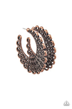 Load image into Gallery viewer, Funky Flirt - Copper Earrings