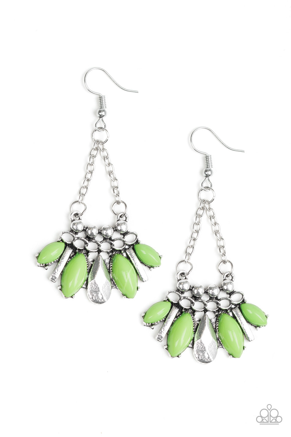 Terra Tribe - Green Earrings