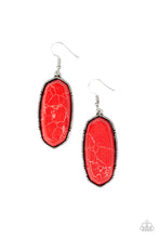 Load image into Gallery viewer, Stone Quest - Red Earrings