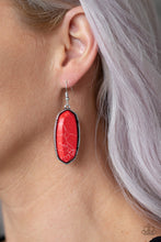 Load image into Gallery viewer, Stone Quest - Red Earrings