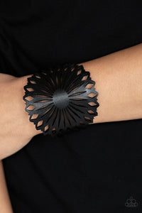 Wildflower Garden - Black Bracelet