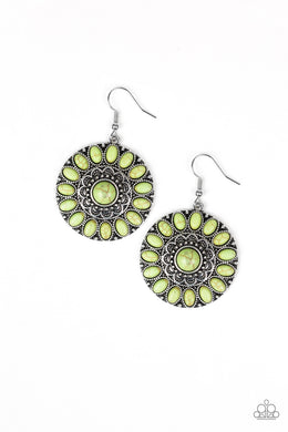 Desert Palette - Green  Earrings