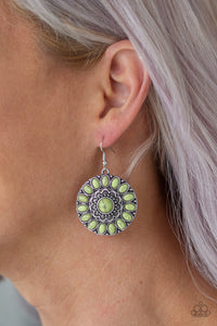 Desert Palette - Green  Earrings