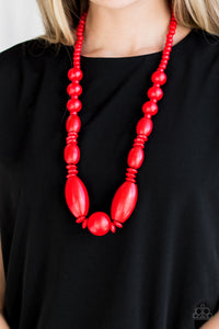 Summer Breezin - Red Necklace Set