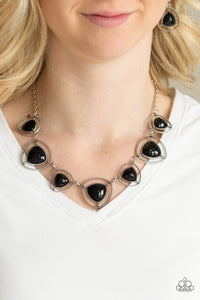 Make A Point - Black Necklace Set