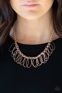 Fringe Finale - Rose Gold Necklace Set