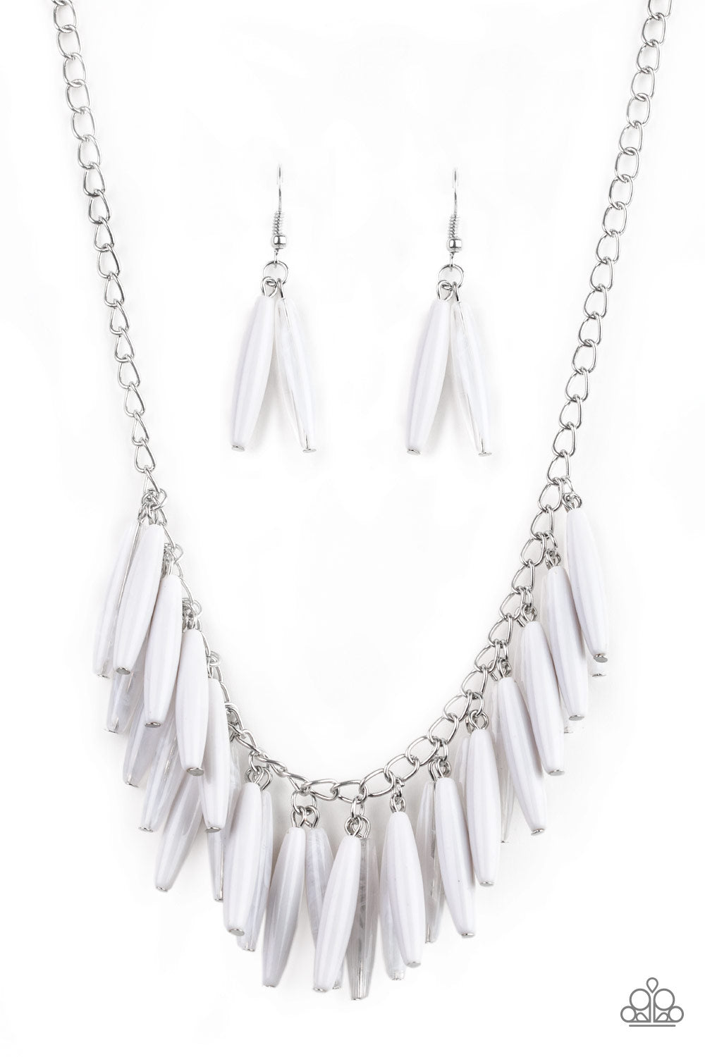 Full Of Flavor - White Necklace Set