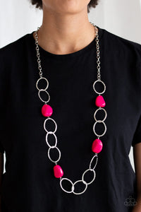 Modern Day Malibu - Pink Necklace Set