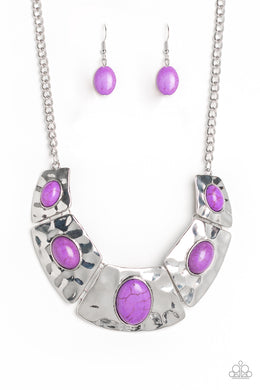 RULER In Favor - Purple Necklace Set