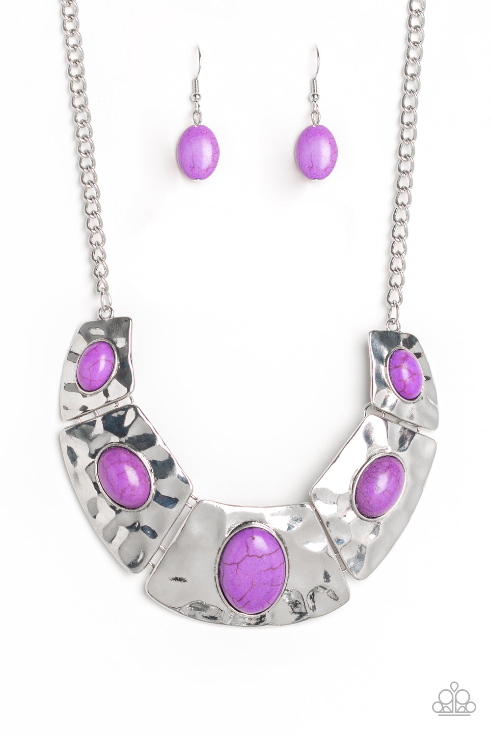 RULER In Favor - Purple Necklace Set