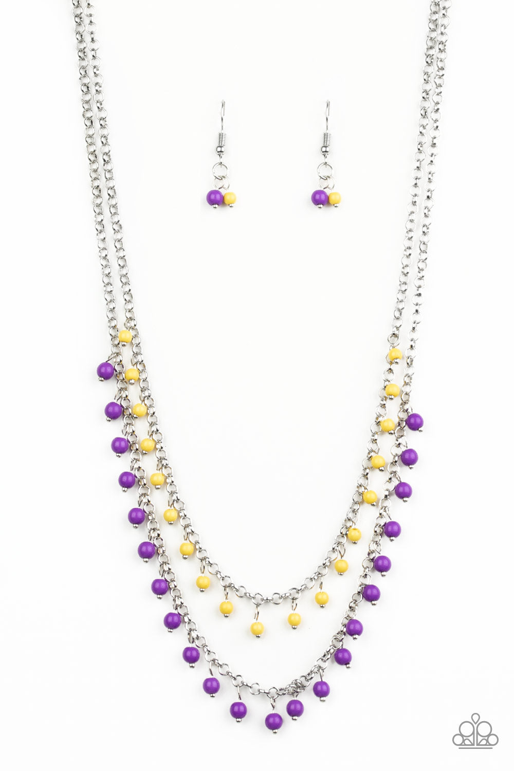 Dainty Distraction - Purple Necklace