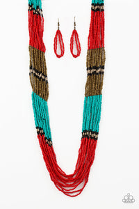 Rio Roamer - Red Necklace Set