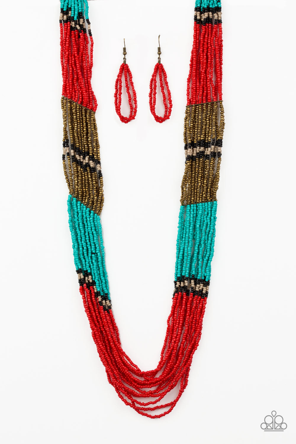 Rio Roamer - Red Necklace Set