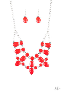 Goddess Glow - Red Necklace Set