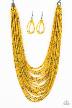 Load image into Gallery viewer, Rio Rainforest - Yellow Necklace Set