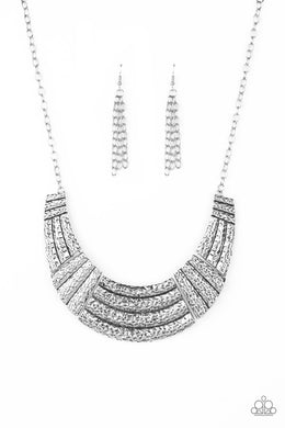 Ready To Pounce - Silver Necklace