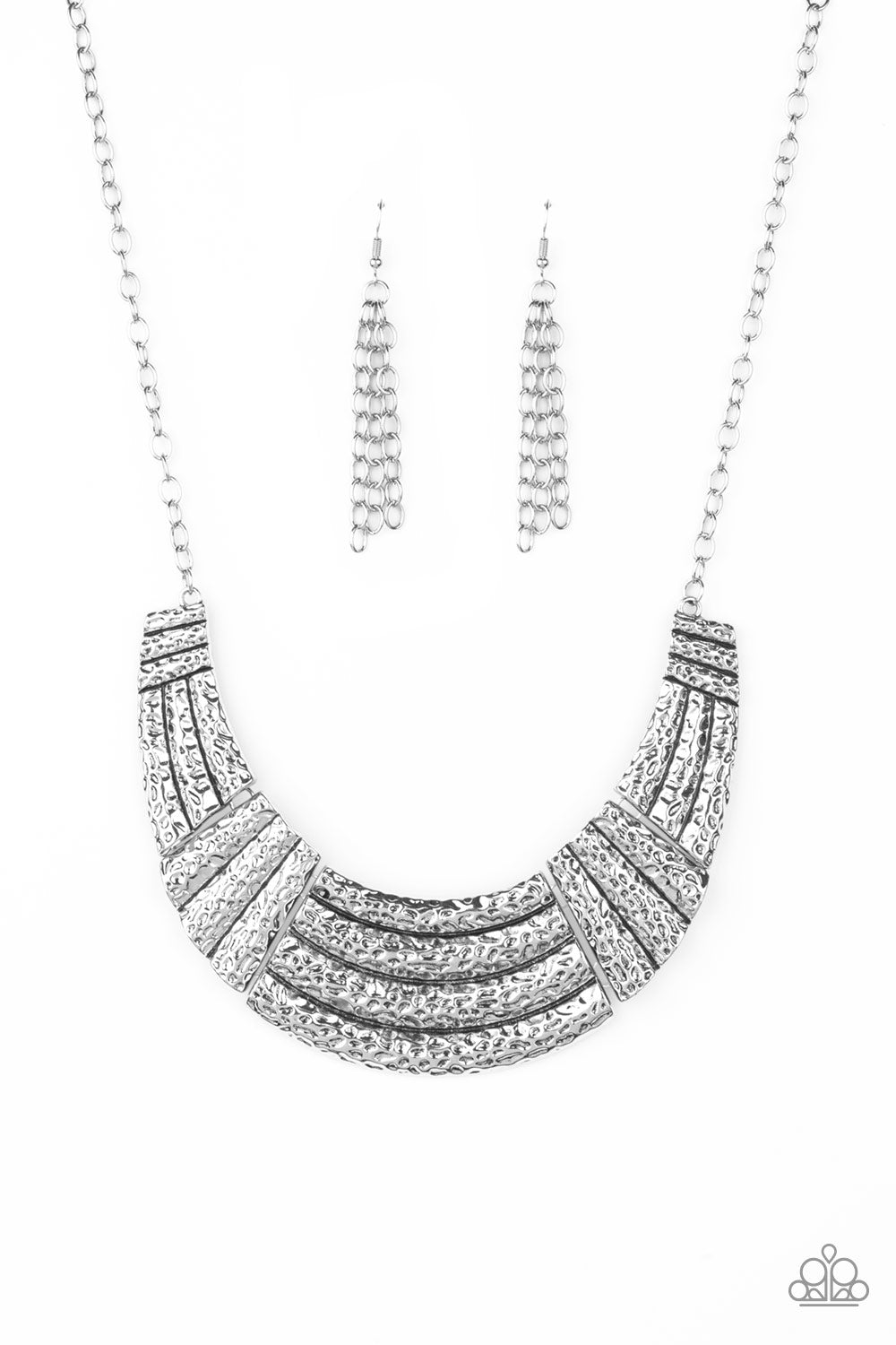 Ready To Pounce - Silver Necklace