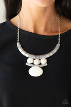 Load image into Gallery viewer, Commander In CHIEFETTE - White Necklace Set